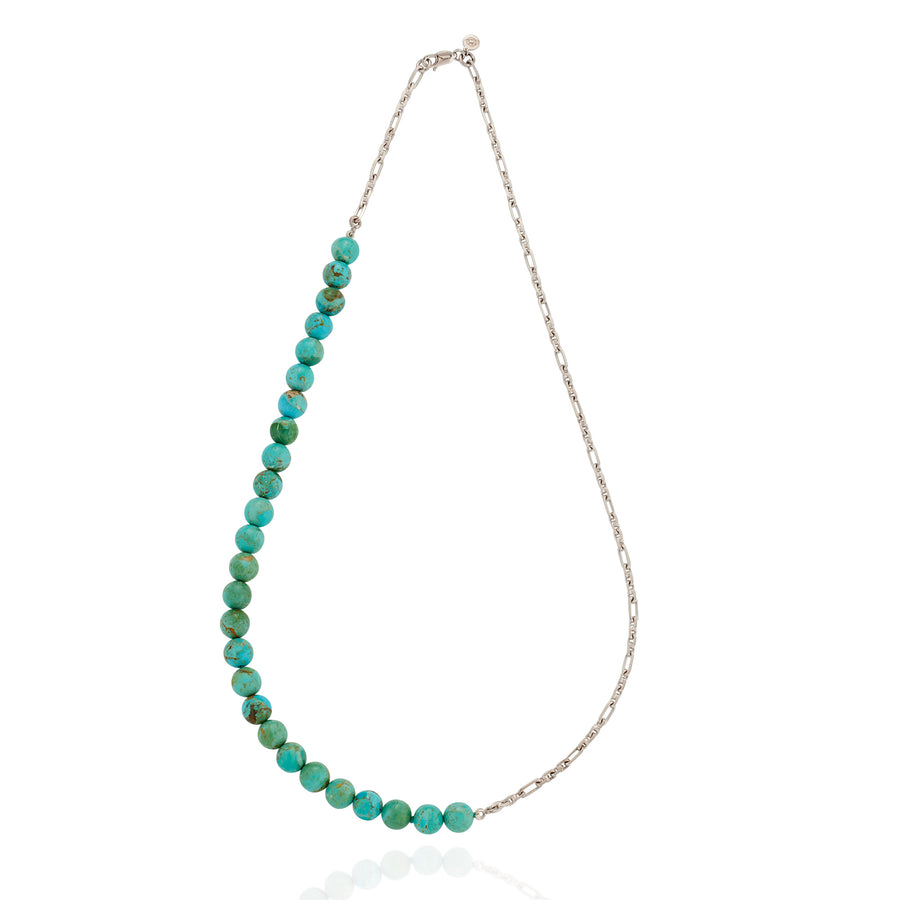 Turquoise Half/Half Necklace