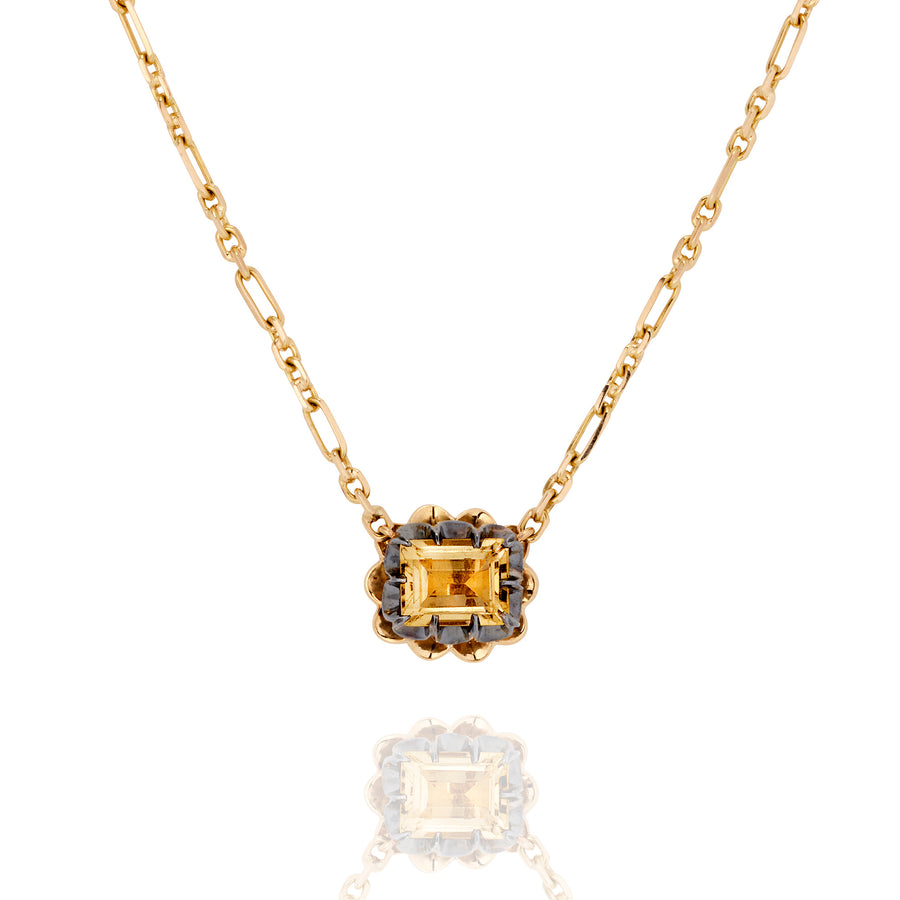 **One of a Kind** 18ct Citrine Scallop Necklace
